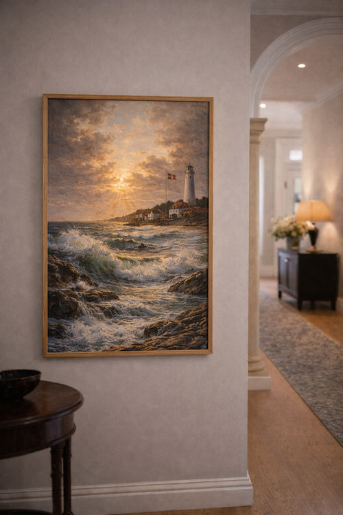 Bellevue, hvor lyset møder havet